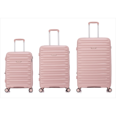 Fuhao Expandable Suitcase PP TSA Luggage 3 Piece Set Lock Spinner