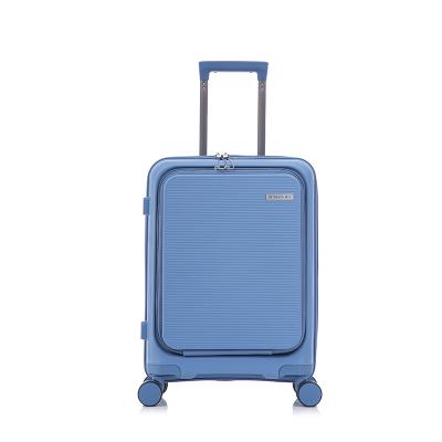 Fuhao Grace Hard Shell Carry on Luggage with Front Compartment, 20 Inch Expandable Suitcases with Wheels, Lightweight Carry-on Suitcase for Airplane, Tsa Lock,