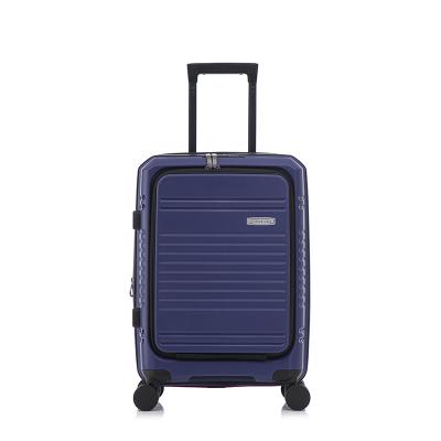 Fuhao Grace Hard Shell Carry on Luggage with Front Compartment, 20 Inch Expandable Suitcases with Wheels, Lightweight Carry-on Suitcase for Airplane, Tsa Lock, - 副本