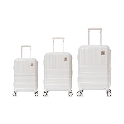 Fuhao Luggage 3 Piece Set Suitcase Spinner Hardshell Lightweight TSA Lock - 副本