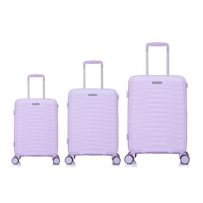 Fuhao Luggage 3 Piece Set Suitcase Spinner Hardshell Lightweight TSA Lock - 副本