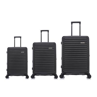 Fuhao OEM Expandable Suitcase PC TSA Luggage 3 Piece Set Lock Spinner Front Open - 副本 - 副本